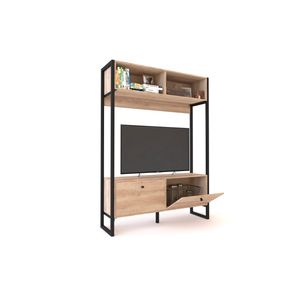 Modular Steel TV 50” Delos DST06 1,30M Roble Nebraska Natural