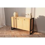Comoda-Vajillero-Steel-Delos-DST11-3-Puertas-120M-Roble-Nebraska