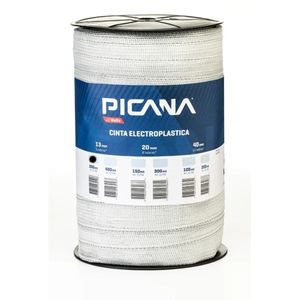 Cinta Electroplastica Estandar De 13mm x 400 Mt