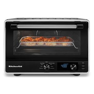 Horno Eléctrico KitchenAid RKCO128RBM con Freidora de Aire 14 Lts Negro Mate