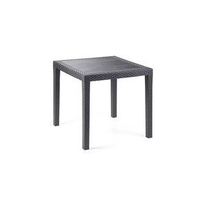 Mesa Norma Home Símil Ratán 70 x 70 Cm 41729 Negro
