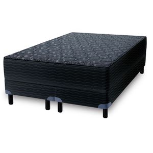 Sommier y colchón de Espuma de Alta densidad Queen Size Zafiro Linde Premium 160x200