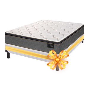 Colchón de Resortes 2 1/2 Plazas King Koil Calais 150x190 con SOMMIER DE REGALO