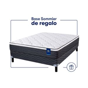 Colchón de Resortes 2 Plazas Monett Confort 140x190 con SOMMIER DE REGALO