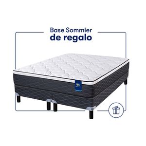 Colchón de Resortes King Size Monett Confort 180x200 con SOMMIER DE REGALO