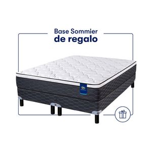 Colchón de Resortes King Size Monett Confort 200x200 con SOMMIER DE REGALO