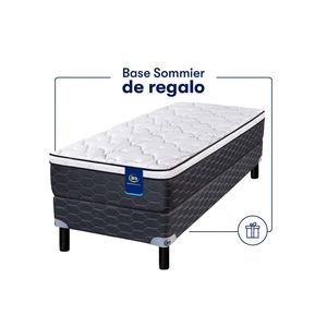 Colchón de Resortes 1 Plaza Monett Confort 90x190 con SOMMIER DE REGALO