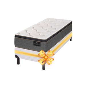 Colchón de Resortes 1 1/2 Plaza King Koil Calais 100x190 con SOMMIER DE REGALO