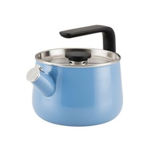 Pava Silbadora KitchenAid 1.9 Lts exterior porcelana esmaltada Azul