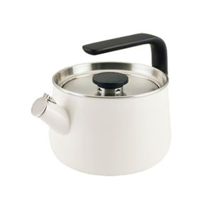 Pava Silbadora KitchenAid 1.9 Lts exterior porcelana esmaltada Blanco