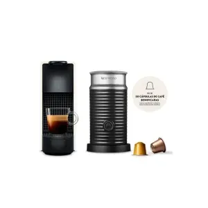 Cafetera Nespresso Essenza Mini C 220V Blanca + Aeroccino