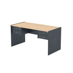 Escritorio Piro muebles 912 1.50 Mts Negro Haya