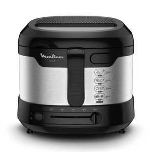 Freidora Electrica Af215D58 Uno Moulinex Acero Inox 1600W