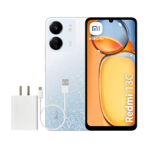 Celular Xiaomi Redmi 13C 4GB RAM 128GB Glacier White