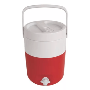Termo Plástico Coleman 7,6l Rojo Con Tapa A Rosca Rojo