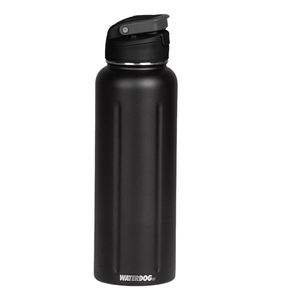 Botella Deportiva Waterdog ACUA1200BK Acero Inox 1,2 Lts Negra