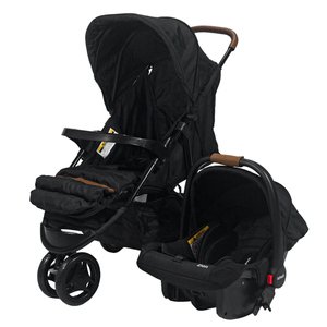 Cochecito Jogger Breeze 3 Ruedas Negro Infanti