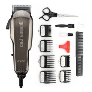 Corta Cabellos B-Way Barber Pro 13 Piezas Gris Accesorios