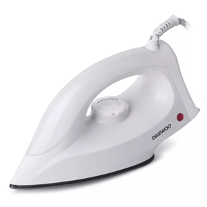 Plancha Seca Daewoo DI2316 1000w Suela Antiadherente Blanco