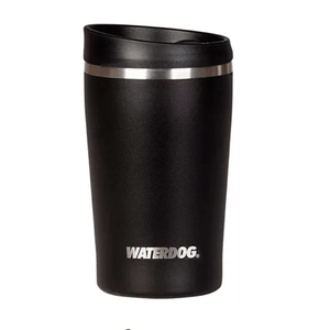 Vaso con Doble Pared Waterdog AMERICAN380BK 380 ml Negro Acero