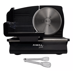 Máquina para Cortar Fiambre Aiwa AWK-MCF190N Metal 220V Negro