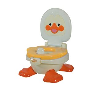 Pelela Pato 3 En 1 Color Naranja Bebitos