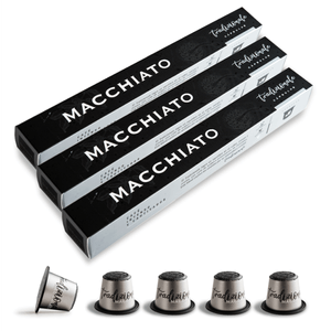 Capsulas Macchiato Tradizionale Compatible Nespresso X 60 Unidades