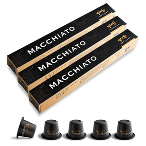 Capsulas Macchiato Nero Compatible Nespresso X 60 Unidades