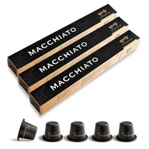 Capsulas Macchiato Nero Compatible Nespresso X 30 Unidades