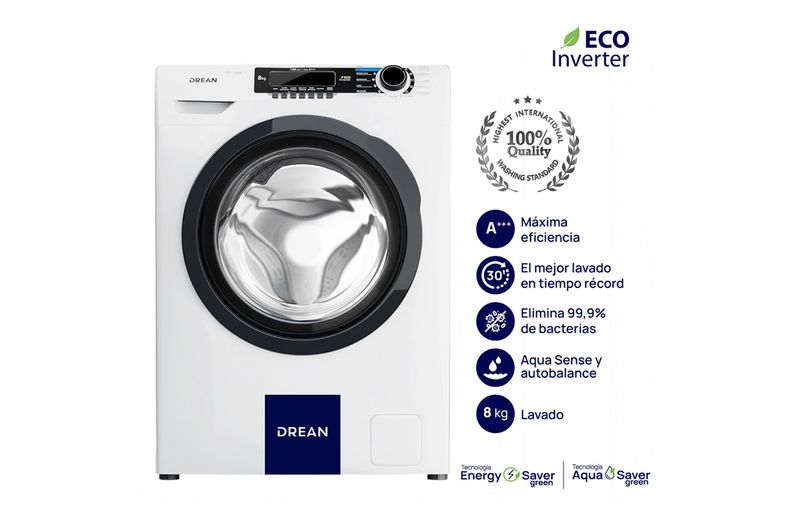 Lavarropas Carga Frontal Drean 8kg 1400 Rpm LFDR0814SB0 Blanco_0004_1200Wx1200H-A-LFDR0814SB0-1.jpg