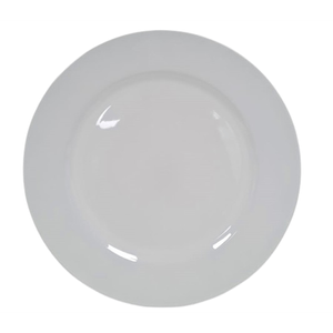 Plato De Sitio Blanco Liso 33 cm Plastico
