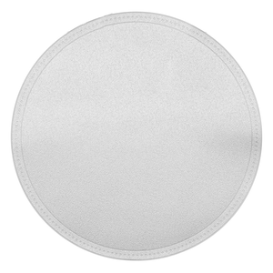Set x6 Individuales Redondo Blanco 38 cm Pvc