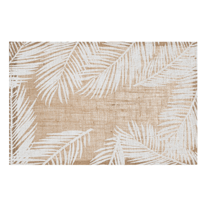 Set x6 Individuales Rectangular Hojas 30x45 cm Yute