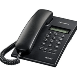 Teléfono de mesa Panasonic KXTSC-60SX con Cable Negro