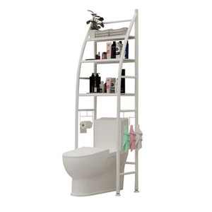 Mueble Organizador Shoppy Baño Lavadero Estantes de Metal Blanco