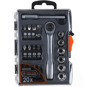 Set Mini Tactix TX545245 20 Piezas Tubos y Puntas