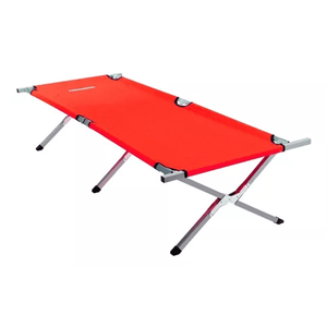 Catre Plegable Waterdog CATREALUM-RD Aluminio Rojo