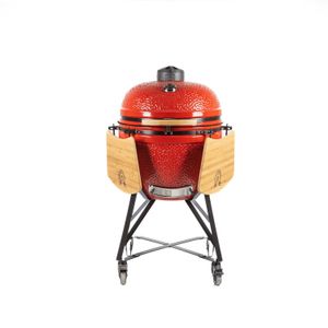 Kamado Omega Xxl 25 Parrilla Ahumador Movil Asador Roja