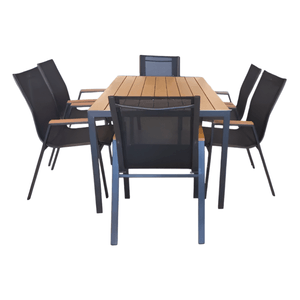 Set Avelino 87-FR-KITSO 6 Sillones y Mesa Rectangular Pisa