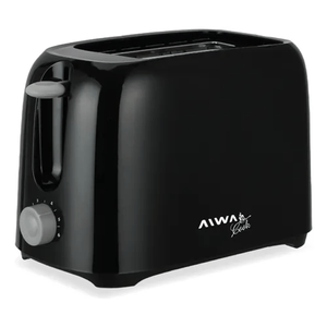 Tostadora Electrica Aiwa AWK-TO700N 700W Negra Doble Ranura