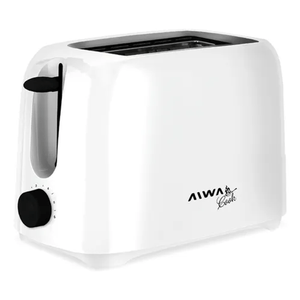 Tostadora Electrica Aiwa AWK-TO800B 800W Blanca Doble Ranura
