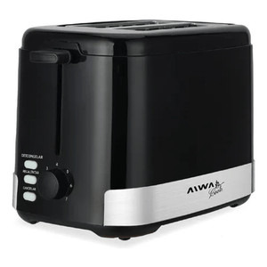 Tostadora Electrica Aiwa AWK-TO800N 800W Negra Doble Ranura
