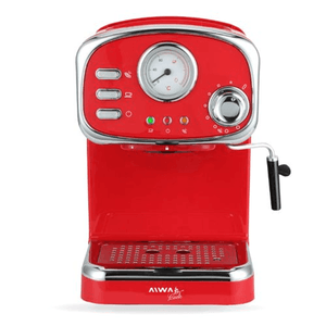 Cafetera Expresso con Espumador Aiwa AWK-CE200R 1.25Lts Roja