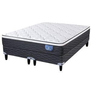 Sommier y Colchón de Resortes King Size Monett Confort 200x200 cm