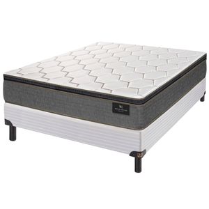 Sommier y Colchón de Resortes 2 1/2 Plazas King Koil Calais 150x190 cm