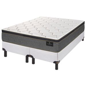 Sommier y Colchón de Resortes Queen Size King Koil Calais 160x200 cm