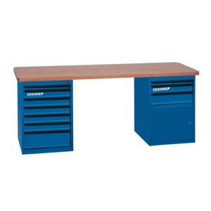 Mesa De Trabajo 2 Cajoneras 10 Compartimientos