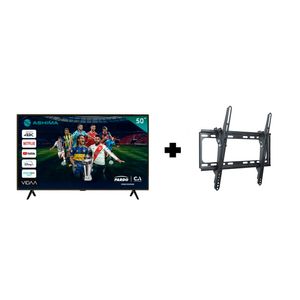 Smart TV 50” 4K Ashima + Soporte Basculante Philco 26” A 60”