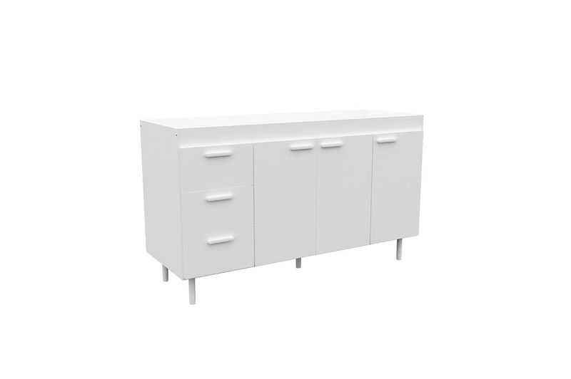 Bajo Mesada Mosconi 3 Ptas BM140SB 139x82 cm Blanco_0001_10134 - BAJO MESADA 140 MEL BLANCO CERRADO