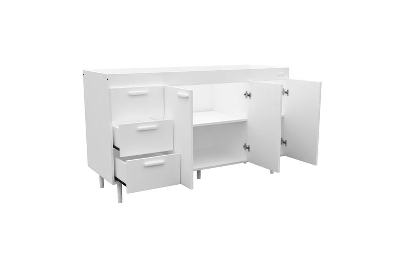 Bajo Mesada Mosconi 3 Ptas BM140SB 139x82 cm Blanco_0000_10134 - BAJO MESADA 140 MEL BLANCO ABIERTO